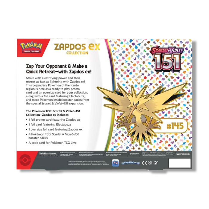 Pokemon TCG: Scarlet & Violet 151 - Zapdos ex-collectie