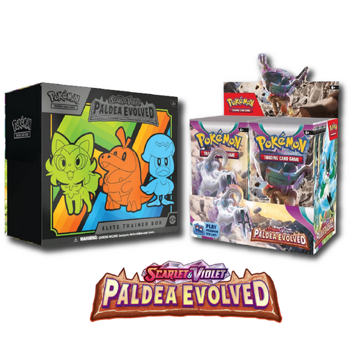 Pokemon TCG: Paldea Evolved - Booster Box + Elite Trainer Box-bundel