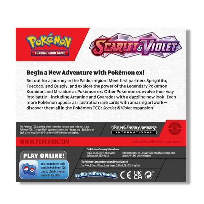 Pokemon TCG: Scarlet & Violet: Base Set - Booster Box (36 Packs)