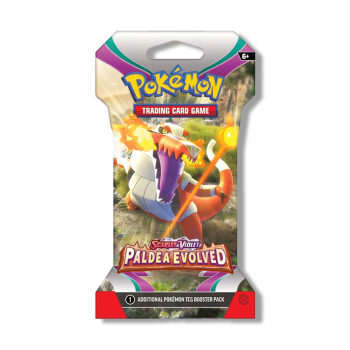 Pokemon TCG: Paldea Evolved - Boosterpakket met mouwen