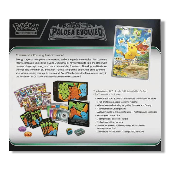 Pokemon TCG: Paldea Evolved - Booster Box + Elite Trainer Box-bundel