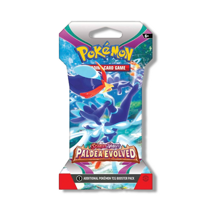 Pokemon TCG: Paldea Evolved - Boosterpakket met mouwen