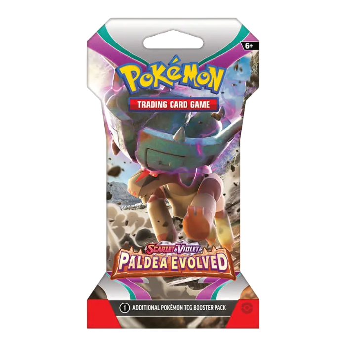 Pokemon TCG: Paldea Evolved - Boosterpakket met mouwen