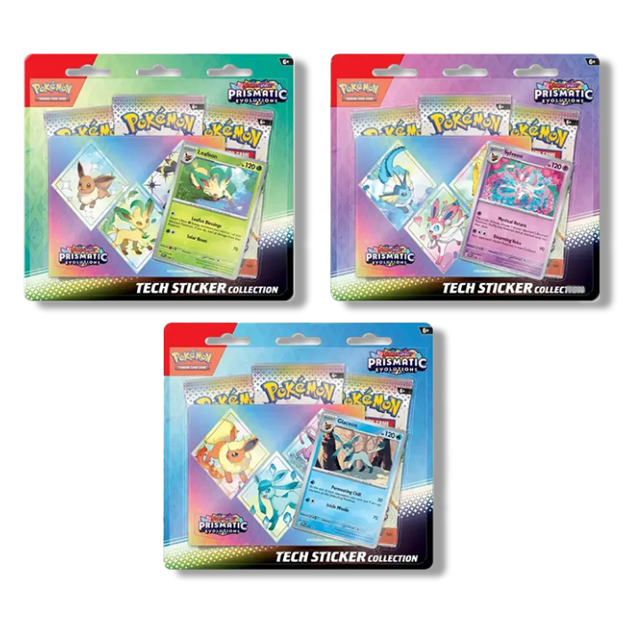 Pokemon TCG: Prismatic Evolutions - Tech Sticker Collectie