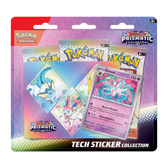 Pokemon TCG: Prismatic Evolutions - Tech Sticker Collectie