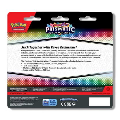 Pokemon TCG: Prismatic Evolutions - Tech Sticker Collectie