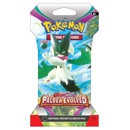 Pokemon TCG: Paldea Evolved - Boosterpakket met mouwen