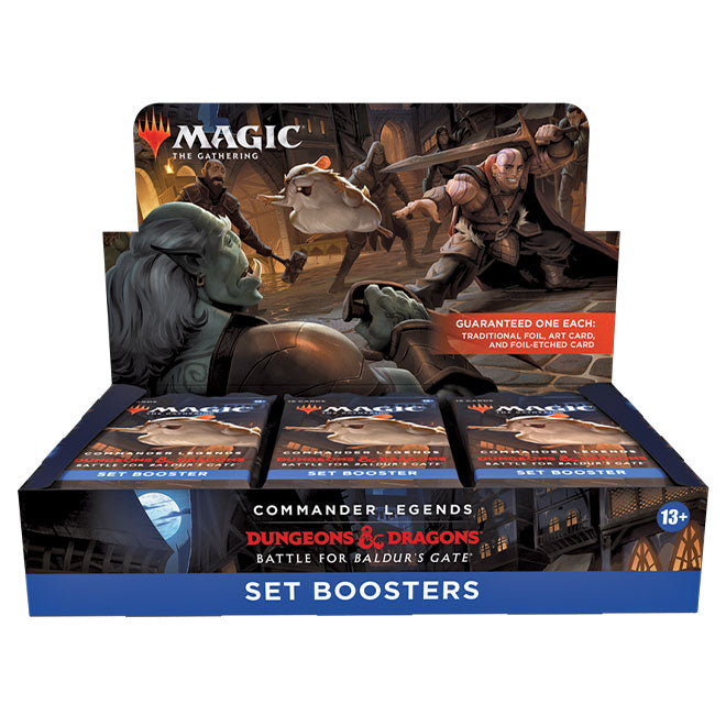 Magic the Gathering - Commander Legends - Battle For Baldur's Gate - Set Booster Box (18 Packs)