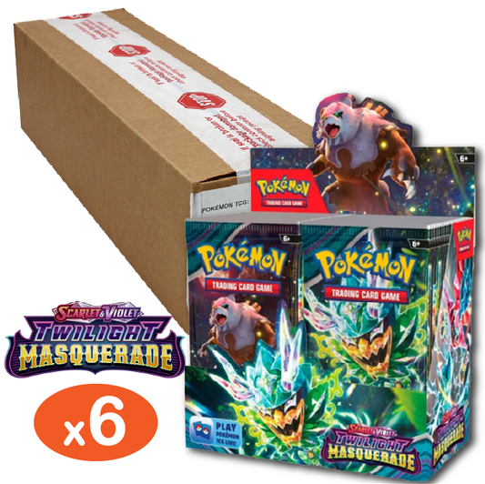 Pokemon TCG: Twilight Masquerade - 6x Booster Box [Sealed Case]